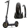 Wodsty Parafango posteriore per NINEBOT di Segway per scooter elettrico MAX, accessori ABS + PC per Nine per MAX, nero