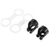 GATHINESS 4 Pezzi Custode Cinturino Maschera Subacquea in Silicone Clip a Forma di 8 per Snorkel e Attrezzatura da Immersione Facile da Fissare per Avventure Subacquee