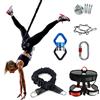 Generic Set di fasce di resistenza per attrezzature da palestra domestica, allenamento in sospensione per yoga e pilates, corda elastica per resistenza e flessibilità