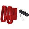Yhenlovtt Adattatore per cestello anteriore, supporto a morsetto in lega di alluminio 6061, design minimalista CNC per portapacchi anteriore Brompton pieghevole per bici (argento)