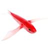 VILLCASE Esca Artificiale per Pesca in Mare a Forma di Pesce Volante Rosso in Pvc, Riutilizzabile e Attrattiva per Tonno e Sgombro, per Pesca da Barca Traina