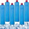 Zenithfghqm Set di 6 blocchi per congelatore, riutilizzabili, per il pranzo, per condizionatore d'aria, con cristalli di ghiaccio, accessori di raffreddamento rigenerabili, per picnic, spiaggia, viaggi su strada