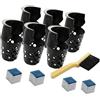 Piceioep Rastrelliere Professionali per Palle da Biliardo per da Biliardo e Club Porta Palle da Biliardo Grandi Dimensioni Rastrelliere per Piscina Resistenti agli Schizzi Altezza 25 cm