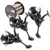 Ultimate ULX Carp 8000-3pcs Combo With Nylon - Kit Carpfishing