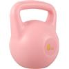 TEHAUX Kettlebell da 6kg in Pe Manico Antiscivolo per Allenamento Versatile a Casa, Design Elegante Rosa per Esercizi Kettlebell Efficaci e Fitness Completo