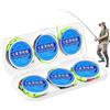 Generico Galleggianti da pesca, galleggianti da pesca,Bobber antiscivolo per pesce gatto | Set di 6 galleggianti da, da notturni per la d'acqua, set di da