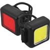OFFIGAM Luci per Bicicletta Ricaricabili per LED COB Impermeabili Set 1 per Guida Notturna e Ciclismo All'aperto Sicurezza e visibilità
