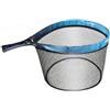 ZMdooreasy Guadino pieghevole leggero costruito per pesca a mosca in torrente con rivestimento resistente alla ruggine, robusto manico in ABS e efficiente drenaggio a rete esagonale (grande)
