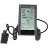 Naroote Display LCD per Bici Elettrica, Pannello di Controllo del Misuratore Display Elettrico LCD S830 da 24 V 36 V 48, Sostituzione dello Schermo del Pannello a 5 Pin per Computer da Ciclismo per