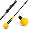 Full Choice Golf Swing Trainer - Aiuto per l'allenamento dell'oscillazione da golf per destrorsi, per tempo, forza e flessibilità, resistente aiuto per l'allenamento del golf per interni ed esterni