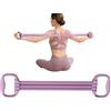 Generic Fascia di resistenza - 60 x 10,9 x 3 cm, strumento di resistenza in PVC, fasce per esercizi portatili con maniglie, provider di tensione di molti livelli, per allenamento completo del corpo, per