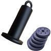 Tufgo Supporto per piastre per bilancieri da 48 mm, in ferro resistente, con diametro esterno di 75 mm, accessorio per attrezzature per il fitness per l'allenamento della forza in palestra a casa