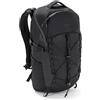 LARKSON Zaino da Escursionismo da Donna e Uomo Nero - Klint Large - Zaino da Trekking 30 L - Escursionismo, Trekking, Campeggio, Arrampicata - Zaino da Giorno con Imbottitura in Rete