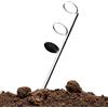 Generico Sea Fishing Rod Holder - Stainless Steel Ground Stake Standard Size | Fish Rod Stand Rack Double Ring Single Fork Pole Support, Beach FishingRod Rest Tool Outdoor Accessories | Fishing Use