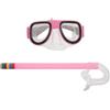 Veemoon Maschera da Snorkeling e Ragazze Sigillo Aderente e Antiappannamento in Silicone e Ps, Colore Rosa, Set Completo per Nuoto e Immersioni in Oceano