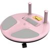 Generic AB Roller a ruote - Allenatore addominale con piastra di protezione per le ginocchia, attrezzo silenzioso a 360° ad alta stabilità, PP ABS 40 x 40 x 21,3 cm 1000 g | Attrezzatura per