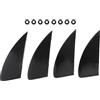 Generic Pinne da surf, separatore d'acqua staccabile per kiteboarding, set di attrezzature rimovibili rinforzate di ricambio per attività acquatiche