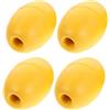 POPETPOP 4 Pezzi Boa Galleggiante Gialla in PVC per Ancora di Barca e Kayak Corda Resistente Accessori per Pontili per attività Acquatiche e Pesca