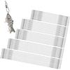 GETRICH Set da 100 pezzi in acciaio per pesca al luccio, 10/15/20/25/30 cm, con girelle e bottoni automatici