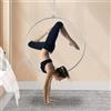 Generic Aerial Hoop Set, Aerial Lyra Fitness Kit con Rigging Hardware, Attrezzatura Acrobatica per Esercizi a Casa, Yoga Dance Sling, Professional Cirque Training