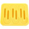 Generic Stampo per Esche Morbide per la Pesca Stampo per Iniezione Durevole PETG a Coda Singola per Esche Personalizzabili Che Producono 6 cavità Giallo 10,8x12,8x1,5 Cm