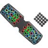 Bottone Up Boards, tavole multifunzione per flessioni con fascia di resistenza, set di attrezzature per allenamento fitness per esercizi di spinta muscolare