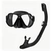 GAINKYE Attrezzatura da snorkeling per adulti, set da snorkeling Dry-Top, maschera per immersioni subacquee, panoramica a 180°, attrezzatura professionale per snorkeling, occhialini da nuoto per adulti con