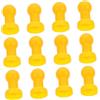 Healeved 12 Pezzi Tappi in Plastica per Palo Trampolino Giallo, Accessori per Fissaggio e Protezione, Facile Installazione per Trampolino Affidabile e Resistente