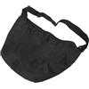 RANRAO Borsa da basket a tracolla, grande capacità, portatile, per palloni da calcio, attrezzatura in poliestere resistente all'usura per giocatori sportivi (nero)