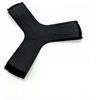 Baoblaze Strap Cinturino Nuoto Fermo Reggi in Silicone Morbido Triangolare Antiscivolo Elastico Ripiegabile Adatto per Immersioni Subacquee Allenamento Piscina Sport Acquatici Viaggio , Nero , L