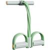 Generico Sei Tubi Bande Elastiche Fitness Con Manie Pedale Regolabile in Lattice Naturale - Fascia Resistenza Portatile per Allenamento Completo Gambe Glutei Addominali Braccia Casa
