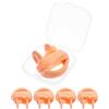MAGICLULU Fermacollo Nasale da Nuoto in Silicone con Cinturino Affidabile, Leggero, Confezione da 5 Unitá, Adatto per Adulti e Famiglie per L'allenamento di Nuoto in Spiaggia