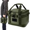 Generico Borsone resistente, borsone da campo base - Borsa tote multiuso da 10 litri con maniglia | Borsa portaoggetti portatile in tessuto Oxford, borsa per attrezzi da esterno Custodia da campeggio durevole