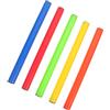 ABOOFAN Set 5 Unitá Bastoncini da Corsa in Plastica per Festa Scuola Decor, Bastoncini da Passaggio Antiscivolo con Impugnatura Comoda per Uso Sportivo All'aperto