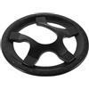 TOMETURE Protezione per Catena Bici 36 Denti in Plastica Nera 5 Fori per Guarnitura, Copertura Resistente Adatta a Mountain Bike e Vari Tipi di Biciclette