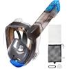 Generic Maschera da snorkeling, anti-appannamento, impermeabile, vista panoramica, maschera e boccaglio per adulti, per viaggi subacquei, piscina, uomini e donne