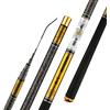 LIANYG Canna da Pesca Fissa Pesca telescopica in Fibra di Carbonio di Alta qualità Rod 3.6m-10m Ultra Light Disco Viaggi Carp Fishing (Color : Yellow, Size : 7.2 m)