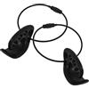 Toddmomy Clip per Disco Portatile in Plastica Nero 2 Unitá Design Leggero e Resistente per Sport e attività All'aperto