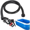 Generic Tubo flessibile per pompa a pagaia, con ugello portatile, attacco filettato | Kit di tubi gonfiabili per pompa ad aria per barche da surf all'aperto, kayak, zattera, piscina, spiaggia, lago