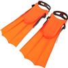 Hemobllo Pinne da Nuoto e Adulti in Eva e Pvc Pinne da Addestramento Corte per 30-36 e Immersioni Accessori per Piscina Arancioni