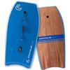 Contour Surf Maelstrom - Bodyboard da 111,8 cm, leggero, resistente, con nucleo in EPS IXPE, fondo liscio, FRP, coda a mezzaluna, rete a doppio canale, con doppio guinzaglio girevole in acciaio inox a