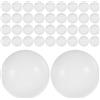 Mikikit 100 Pezzi Palline da Ping Pong Bianche in Plastica Alta Elasticità per Allenamento e Uso Versatile per Divertimento Casalingo e Feste