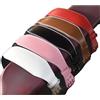 Cznlnzc Cintura palestra uomo, Cintura zavorra, 10 Fori Regolabile, Cinta Professionale Pesistica, per Bodybuilding, Sollevamento Pesi, Allenamento, Gym - Leather Weightlifting Belt (Bianco,S)