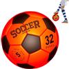 zjhukfmc Palloncino luminoso - Palloncino ricaricabile misura 5 con pompa | LED luminoso per sport all'aria aperta | Regalo di compleanno per 8-15 anni, ragazzi, adolescenti e adulti, giardino