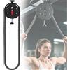 SXQYCH Allenatore di Corda Senza Fine, Trainer Portatile con Corda Infinita, Resistenza Massima Fino 20 kg, Nylon Chiusa, for Esercizi di Braccia e Schiena(Black)