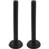Yardwe Barra di Supporto per Kettlebell 2 Pezzi in Pp Nero