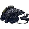 LZAQHMT Set Casco Tattico da Softair 6 in 1 con Cuffie, Modello Fittizio GPNVG18, Luci di Segnalazione per Attrezzatura da Paintball E Cosplay