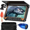 TRDEWR Macchina Fotografica for La Pesca Subacquea Monitor 7 IPS Visione Notturna A Infrarossi Cavo 30M Fish Finder Impermeabile for Pesci Barca sul Lago Ghiacciato Corda Ad Alta Tenacità