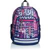 Seven Zaino Advanced - CHEER GIRL, Viola, Doppio Scomparto