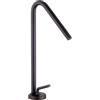 Ducati HD125 - Rubinetto miscelatore bagno per lavabo alto nero opaco enza scarico